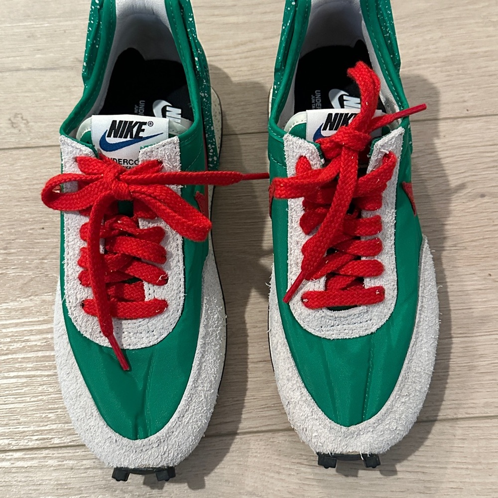Undercover x Nike Green and White Shoes with Red Accents